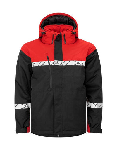 ProJob Workwear PJ647415 ProJob Progression 7415 Padded Jkt - Black/Red