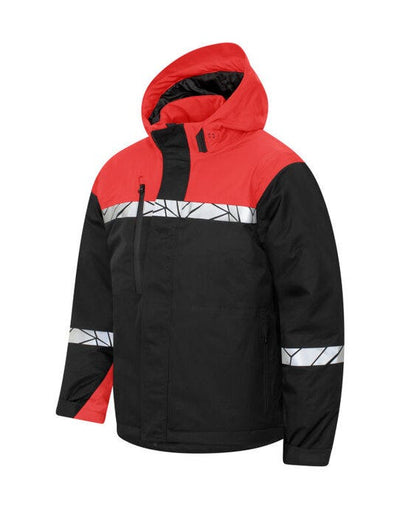 ProJob Workwear PJ647415 ProJob Progression 7415 Padded Jkt - Black/Red