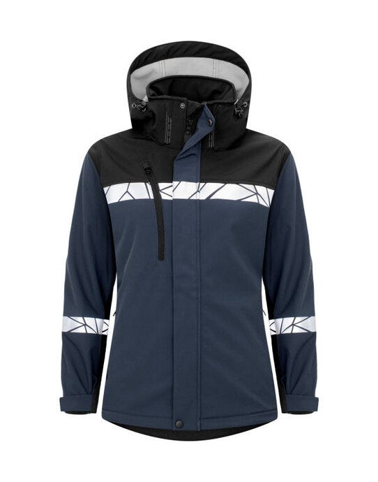 ProJob Workwear PJ647417 ProJob Progression 7417 Ladies Softshell - Navy/Black