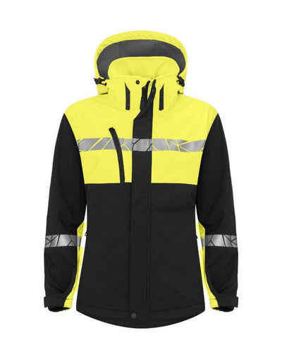 ProJob Workwear PJ647417 ProJob Progression 7417 Ladies Softshell - Black/Yellow