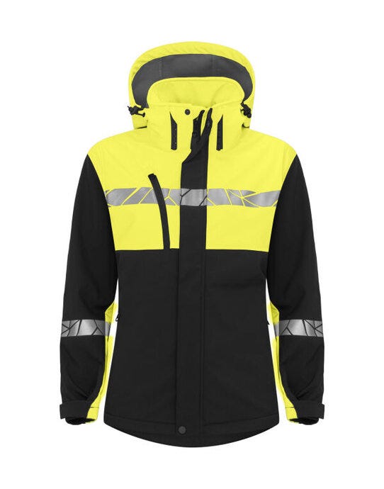 ProJob Workwear PJ647417 ProJob Progression 7417 Ladies Softshell - Black/Yellow
