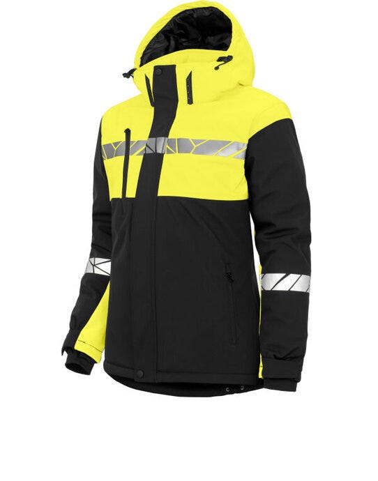 ProJob Workwear PJ647418 ProJob Progression 7418 Ladies Softshell - Black/Yellow
