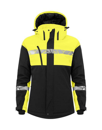 ProJob Workwear PJ647418 ProJob Progression 7418 Ladies Softshell - Black/Yellow