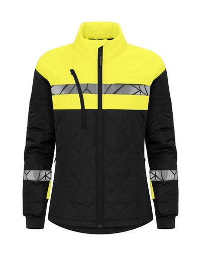 ProJob Workwear PJ647421 ProJob Progression 7421 Ladies LW Jacket - Black/Yellow