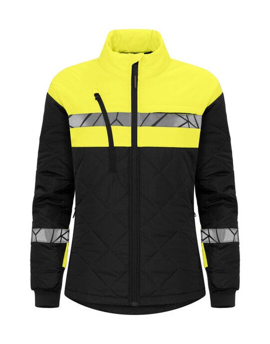 ProJob Workwear PJ647421 ProJob Progression 7421 Ladies LW Jacket - Black/Yellow