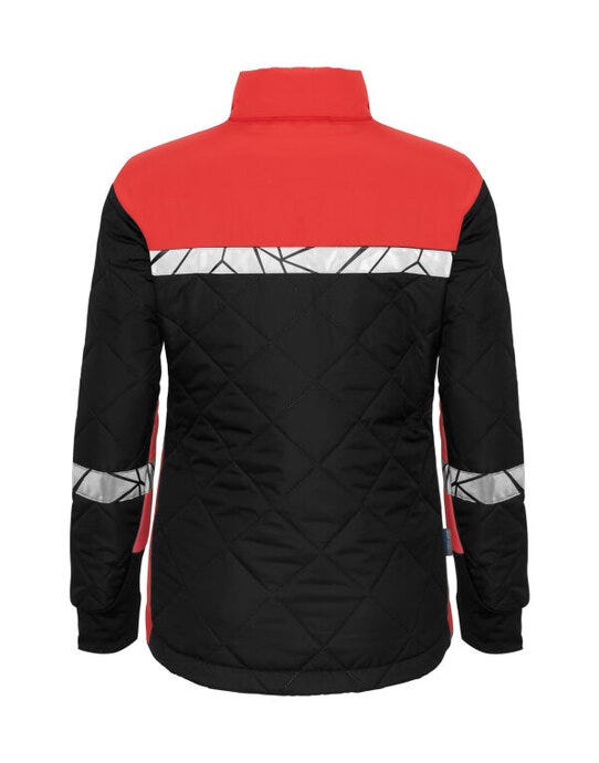 ProJob Workwear PJ647421 ProJob Progression 7421 Ladies LW Jacket - Black/Red