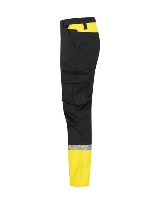 ProJob Workwear PJ647507 ProJob 7507 Service Pant - Black/Yellow