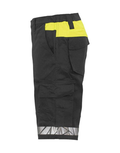 ProJob Workwear PJ647510 ProJob 7510 Work Shorts - Black/Yellow