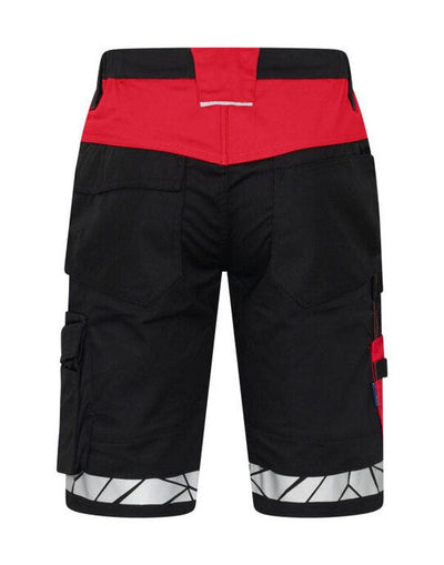 ProJob Workwear PJ647510 ProJob 7510 Work Shorts - Black/Red
