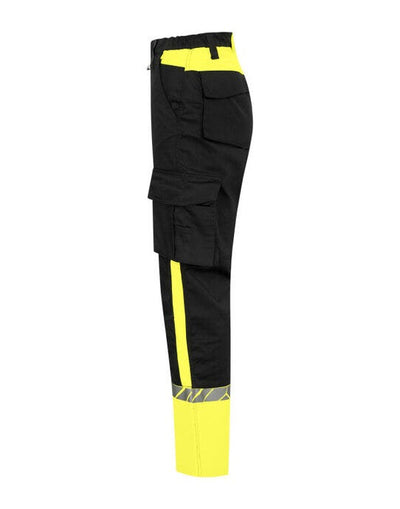 ProJob Workwear PJ647512 ProJob Progression 7512 Ladies Workpant - Black/Yellow
