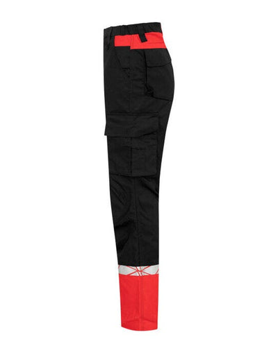 ProJob Workwear PJ647512 ProJob Progression 7512 Ladies Workpant - Black/Red