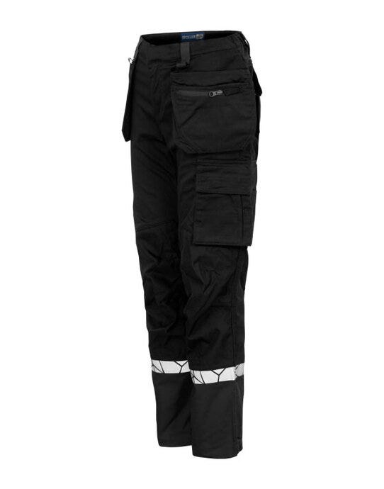 ProJob Workwear PJ647513 ProJob Progression 7513 Ladies Workpant - Black/Black