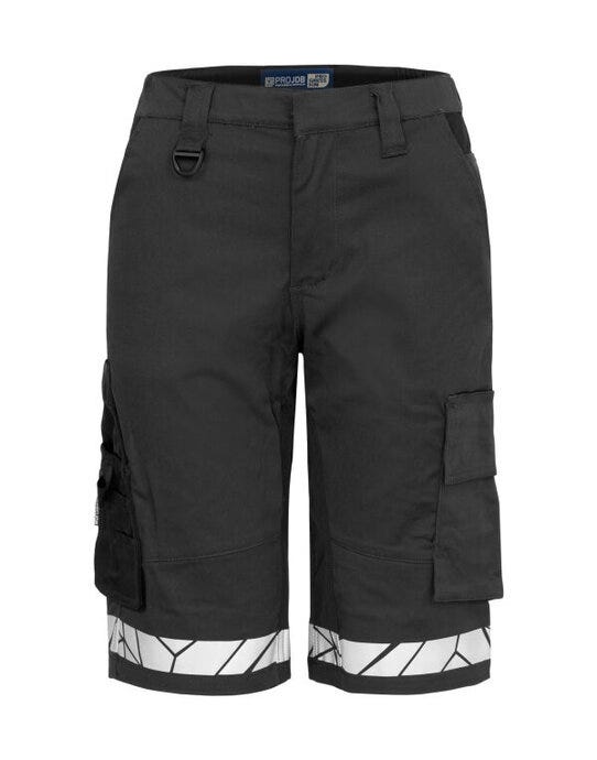 ProJob Workwear PJ647514 ProJob Progression 7514 Ladies Shorts - Grey/Black