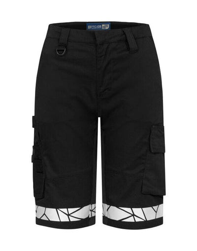 ProJob Workwear PJ647514 ProJob Progression 7514 Ladies Shorts - Black/Black
