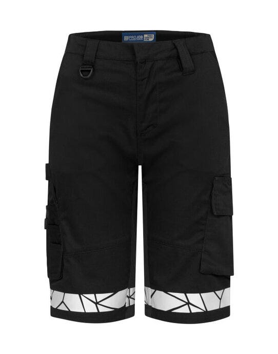 ProJob Workwear PJ647514 ProJob Progression 7514 Ladies Shorts - Black/Black
