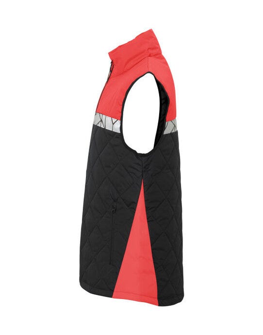 ProJob Workwear PJ647700 ProJob Progression 7700 Vest - Black/Red