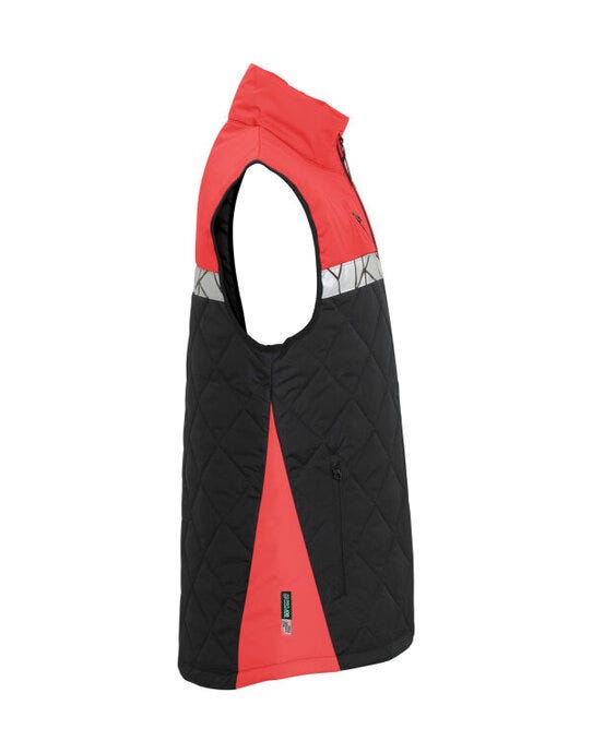 ProJob Workwear PJ647700 ProJob Progression 7700 Vest - Black/Red