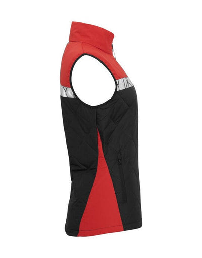ProJob Workwear PJ647701 ProJob Progression 7701 Ladies Vest - Black/Red