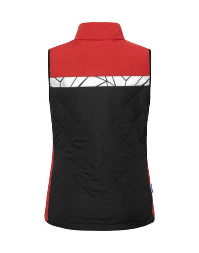 ProJob Workwear PJ647701 ProJob Progression 7701 Ladies Vest - Black/Red