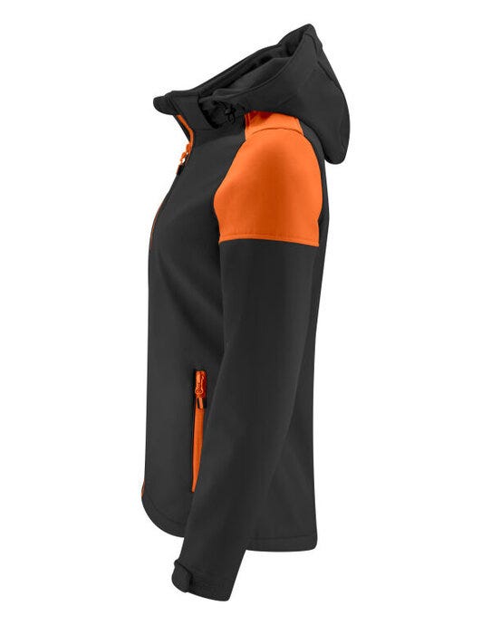 Printer Prime PP2261066 Ladies Softshell - Black/Orange