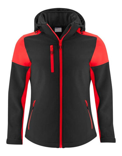 Printer Prime PP2261066 Ladies Softshell - Black/Red