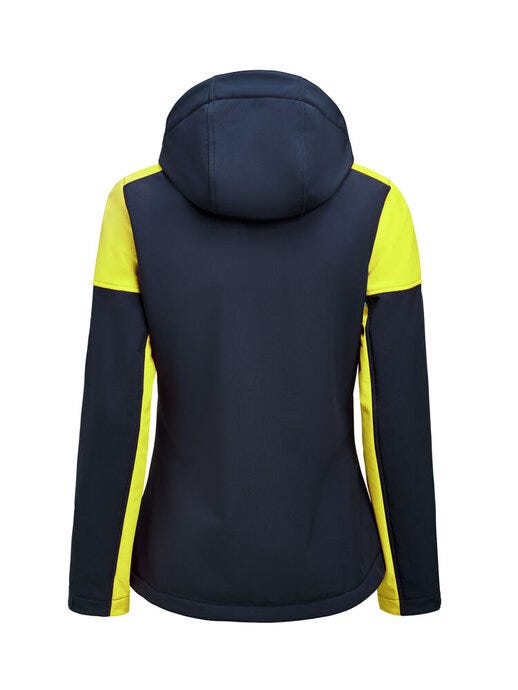 Printer Prime PP2261066 Ladies Softshell - Navy/Neon Yellow