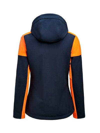 Printer Prime PP2261066 Ladies Softshell - Navy/Neon Orange