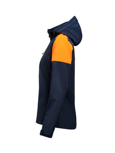Printer Prime PP2261066 Ladies Softshell - Navy/Neon Orange