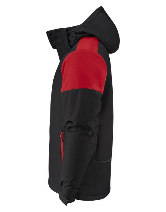 Printer Prime PP2261071 Mens Padded Softshell - Black/Red