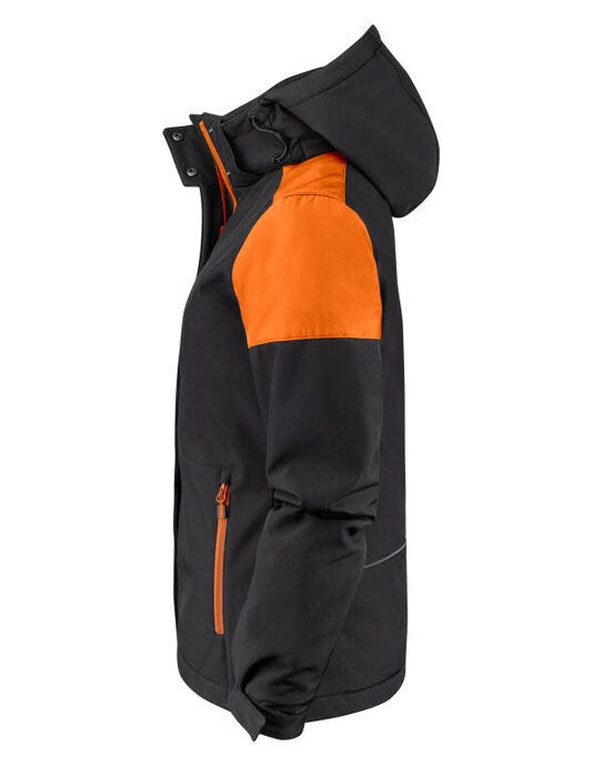 Printer Prime PP2261072 Ladies Padded Softshell - Black/Orange