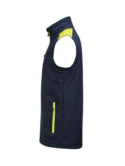 Printer Prime PP2261083 Softshell Vest - Navy/Neon Yellow