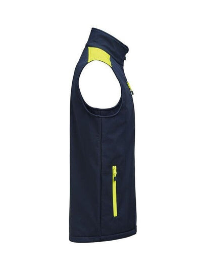 Printer Prime PP2261083 Softshell Vest - Navy/Neon Yellow