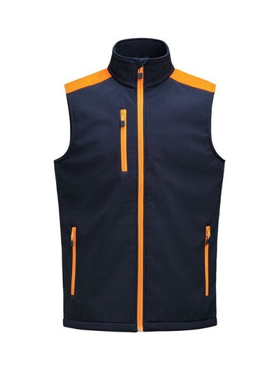 Printer Prime PP2261083 Softshell Vest - Navy/Neon Orange