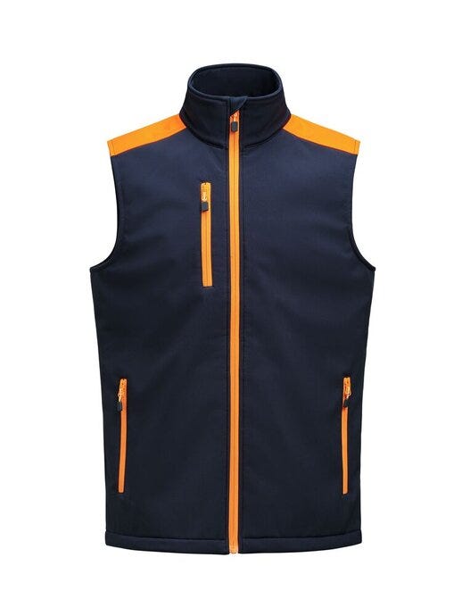 Printer Prime PP2261083 Softshell Vest - Navy/Neon Orange