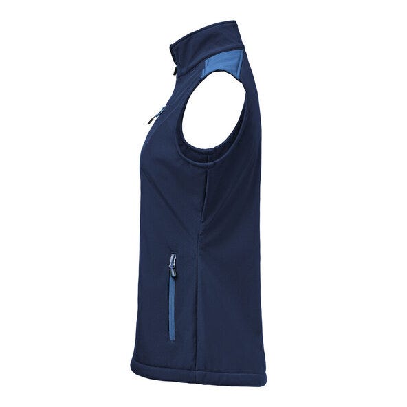 Printer Prime PP2261084 Ladies Softshell Vest - Navy/Cobalt