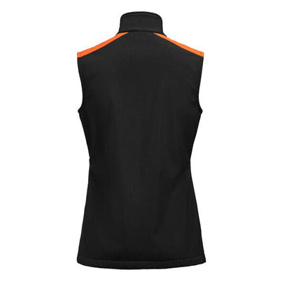 Printer Prime PP2261084 Ladies Softshell Vest - Black/Orange