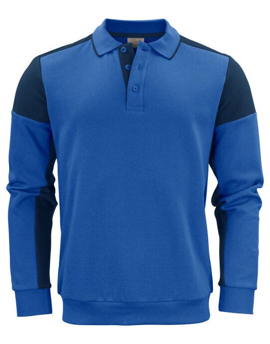 Printer Prime PP2262060 Long Sleeve Polosweater - Cobalt/Navy