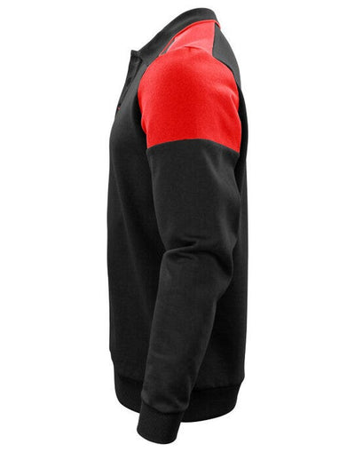 Printer Prime PP2262060 Long Sleeve Polosweater - Black/Red