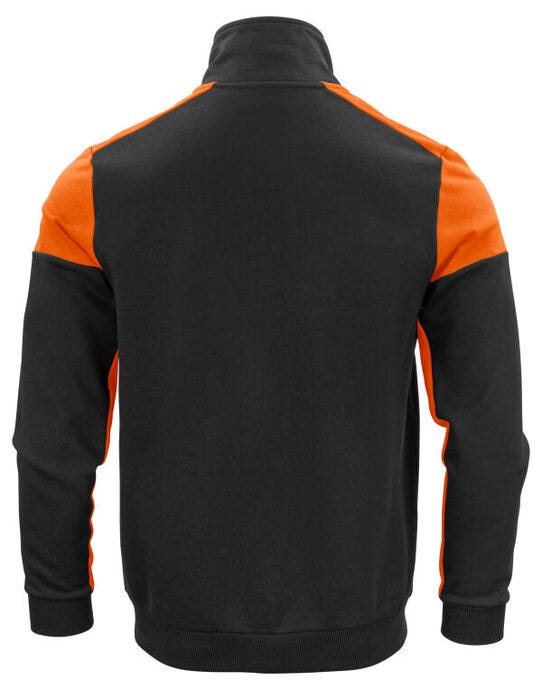 Printer Prime PP2262061 Full Zip Sweater - Black/Orange