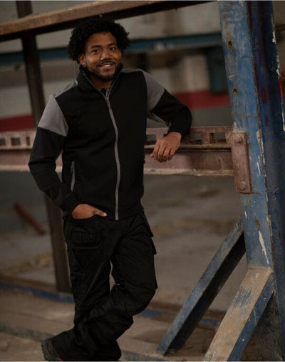Printer Prime PP2262061 Full Zip Sweater - Black/Anthracite