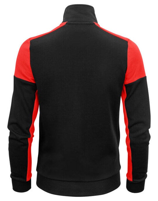 Printer Prime PP2262062 Ladies Full Zip Sweat - Black/Red