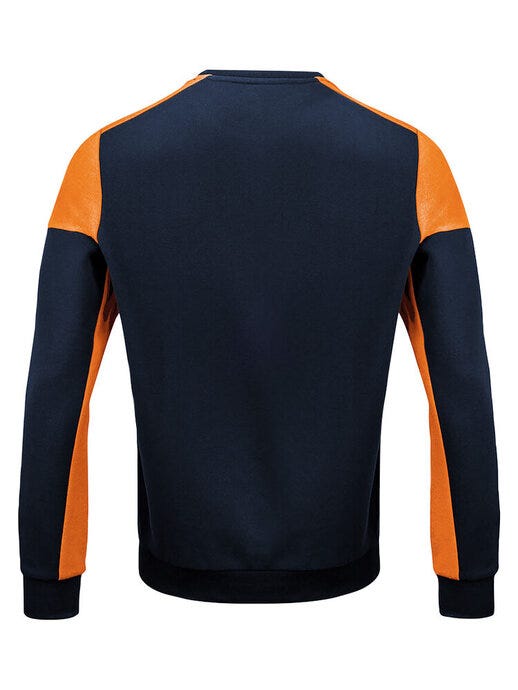 Printer Prime PP2262071 Crewneck - Navy/Neon Orange