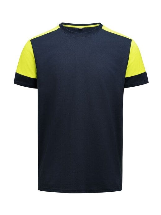 Printer Prime PP2264030 T-Shirt - Navy/Neon Yellow