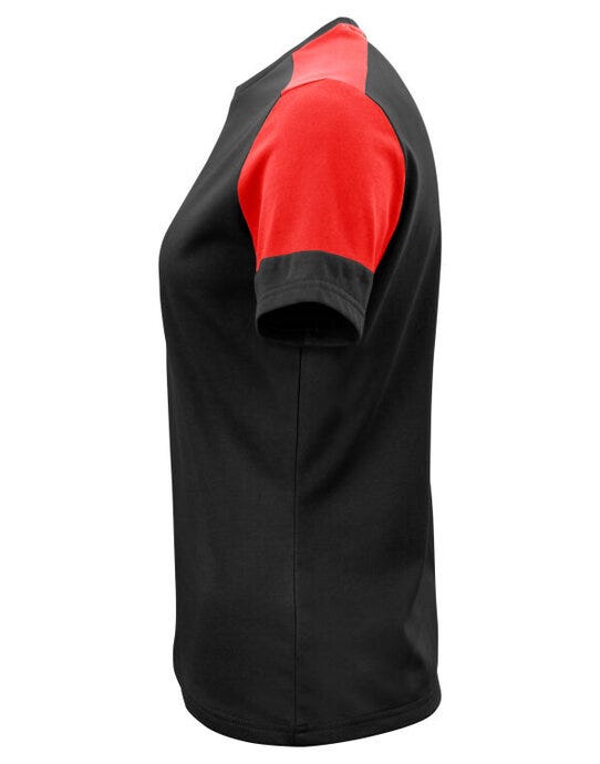 Printer Prime PP2264031 Ladies T-Shirt - Black/Red
