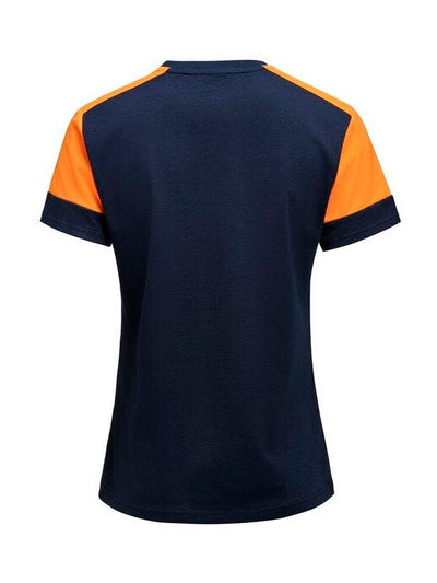 Printer Prime PP2264031 Ladies T-Shirt - Navy/Neon Orange
