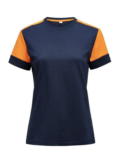 Printer Prime PP2264031 Ladies T-Shirt - Navy/Neon Orange