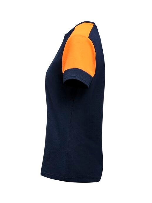 Printer Prime PP2264031 Ladies T-Shirt - Navy/Neon Orange