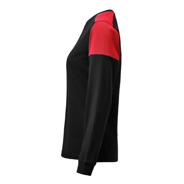 Printer Prime PP2264037 Ladies Long Sleeve T-Shirt - Black/Red