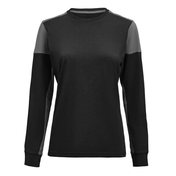 Printer Prime PP2264037 Ladies Long Sleeve T-Shirt - Black/Anthracite