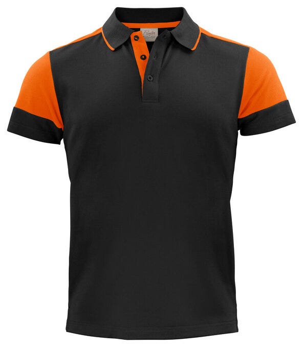 Printer Prime PP2265024 Polo - Black/Orange